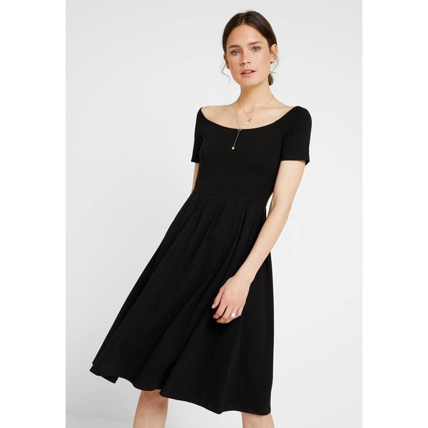 mint&berry Sukienka z dżerseju black M3221C0UM