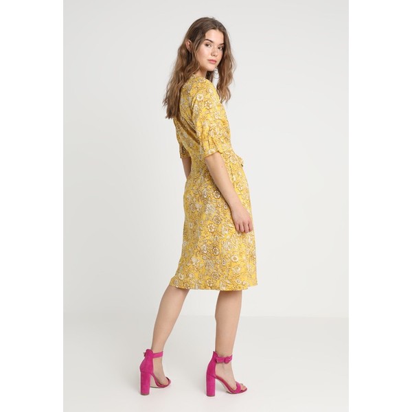 Leon & Harper RICK INDIAN PRINT DRESS Sukienka letnia yellow L5321C00G