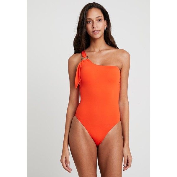 Seafolly ACTIVE ONE SHOULDER MAILLOT Kostium kąpielowy tangelo S1981G01X