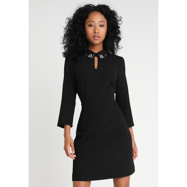 Warehouse COLLAR DRESS Sukienka letnia black WA221C0GB
