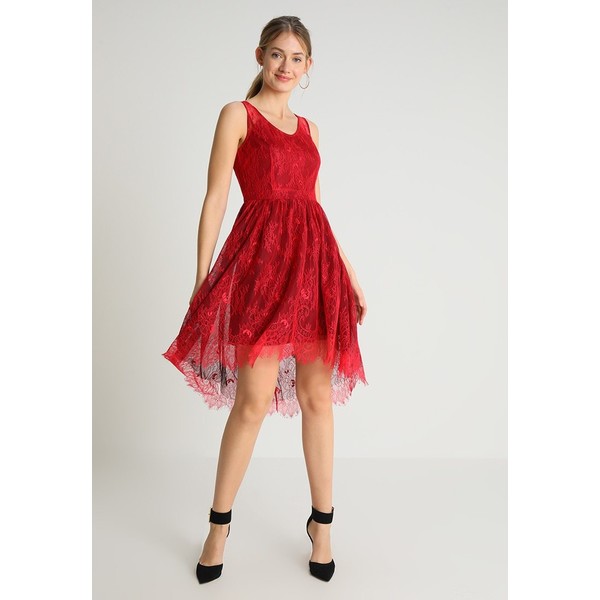 Apart DRESS Sukienka koktajlowa coral-burgundy 4AP21C106