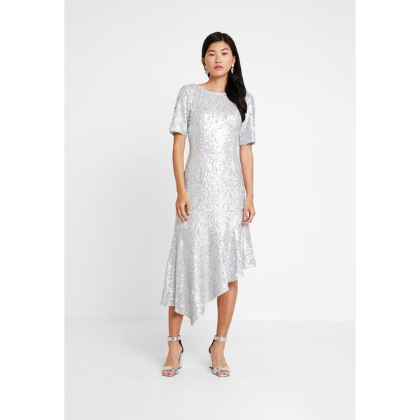 Adrianna Papell SEQUIN DRESS Suknia balowa silver AD421C0AQ