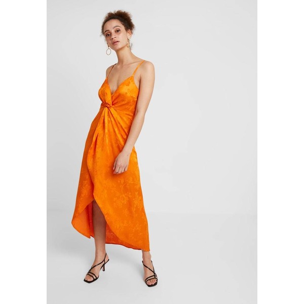 Hope & Ivy Długa sukienka orange HOT21C00Y