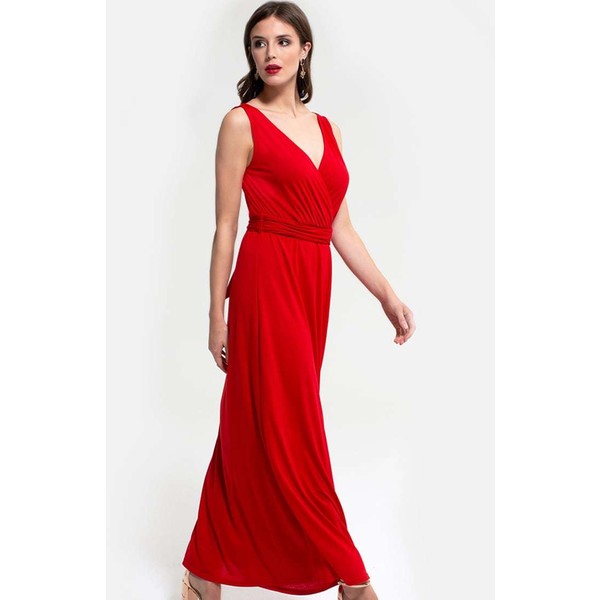 HotSquash CROSS OVER Długa sukienka red HOW21C000