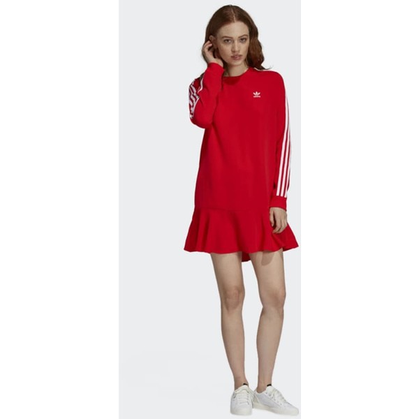 adidas Originals DRESS Sukienka letnia red AD121C04Z