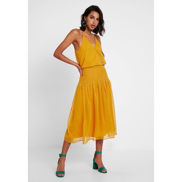 U Collection Długa sukienka yellow UC421C00O