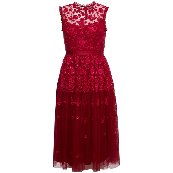 Needle & Thread CLOVER GLOSS ASHLEY DRESS Sukienka koktajlowa deep red NT521C05L