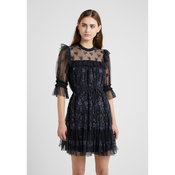 Needle & Thread ILLUSION DRESS Sukienka koktajlowa washed black NT521C046