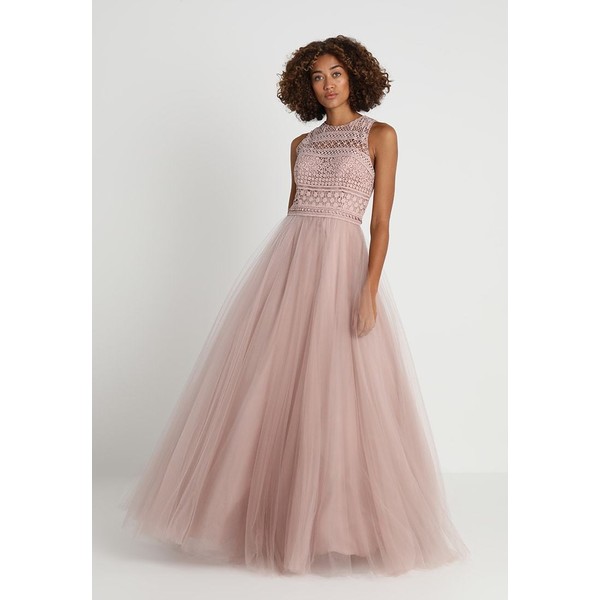 Luxuar Fashion Suknia balowa taupe LX021C062