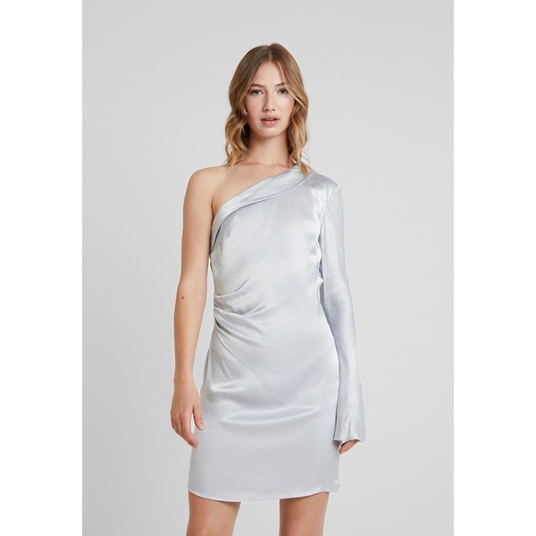 Bec & Bridge CAROLINE MINI DRESS Sukienka koktajlowa silver BEU21C00N