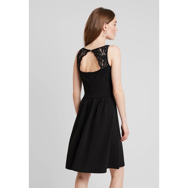 mint&berry Sukienka z dżerseju black M3221C0V1