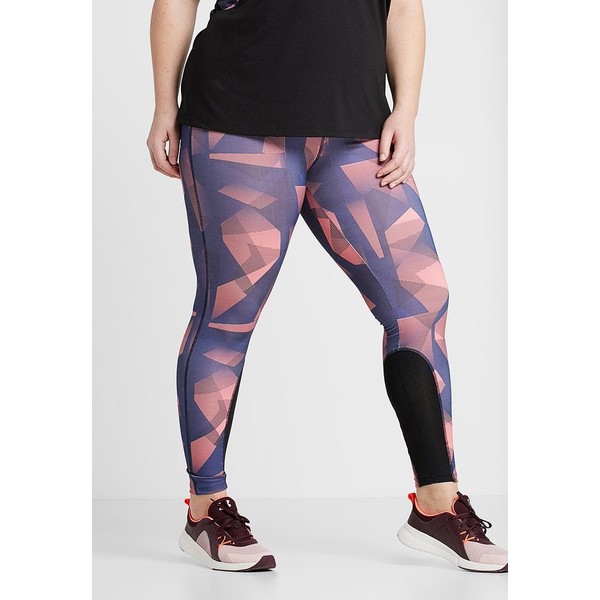 Active by Zizzi AWATERLILLY ANCLE PANT Legginsy coral ACA41E00C