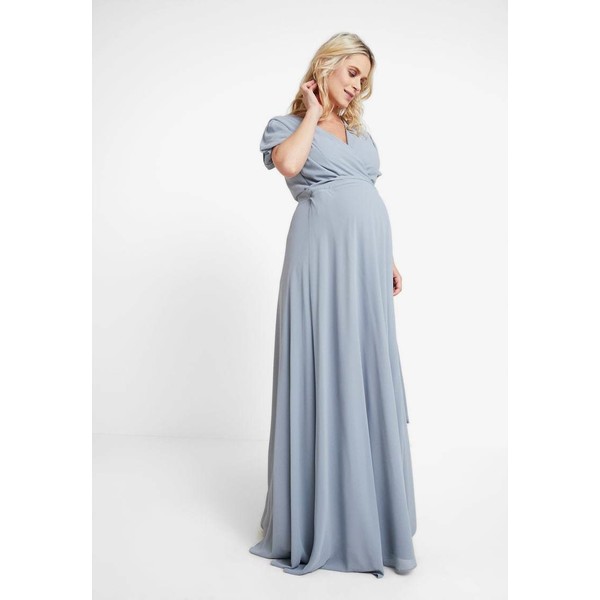 TFNC Maternity EXCLUSIVE KATIA Suknia balowa grey blue TFC29F001