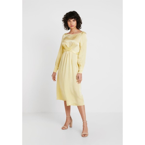 Ghost CASSIE DRESS Sukienka koktajlowa lemon GH421C00C