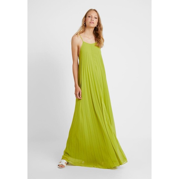 Missguided Tall STRAPPY PLEATED DRESS Długa sukienka acid lime MIG21C03S