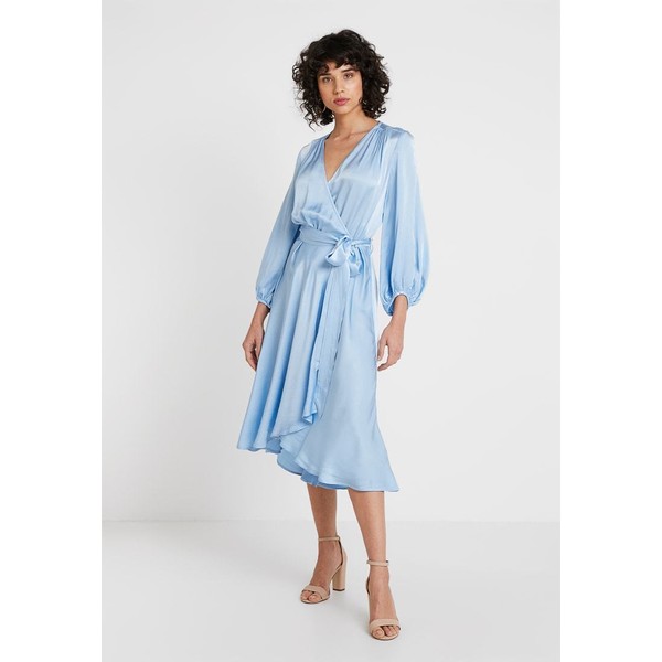 Ghost AGGIE DRESS Długa sukienka pale blue GH421C00A