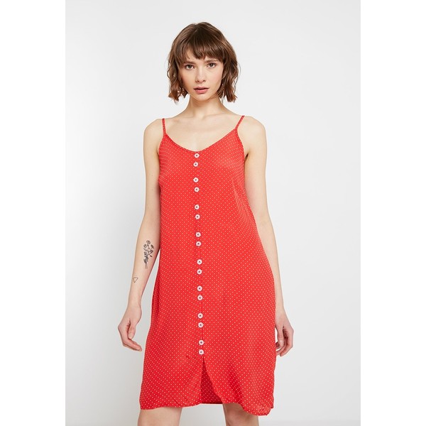 Object OBJLEMON SINGLET DRESS Sukienka koszulowa poppy red OB121C0FD