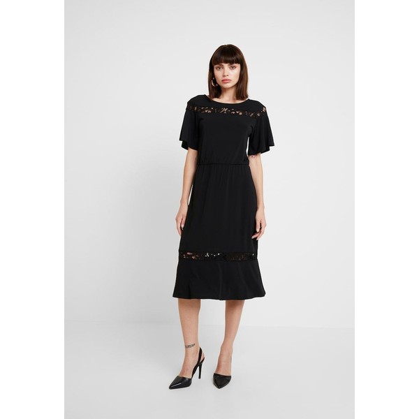 mint&berry Sukienka z dżerseju black M3221C0VS