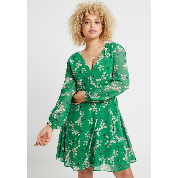Glamorous Curve DRESSES FLORAL Sukienka letnia green/lilac GLA21C049