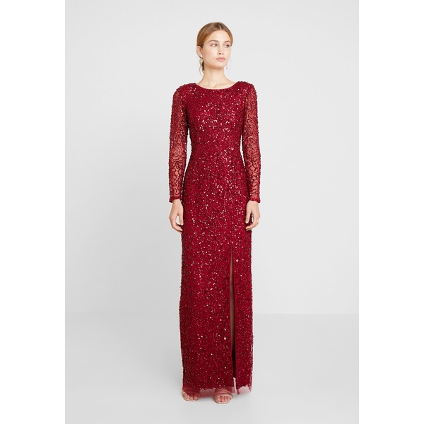 Adrianna Papell COVERED COLUMN GOWN Suknia balowa cranberry AD421C0B9