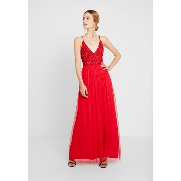 Lace & Beads IRINA MAXI Suknia balowa bright red LS721C09N