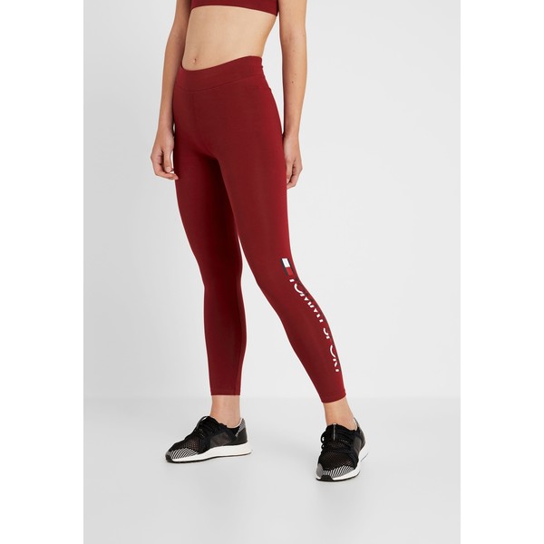Tommy Sport Legginsy red TO141E01A
